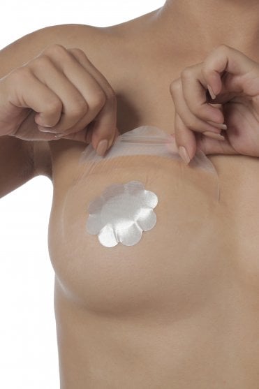 Breast Lift Tape with Silk Nipple Covers
