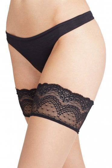 Falke Invisible Deluxe 8 Hold Ups Brasil/Black
