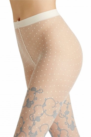 Falke Poetic Cloud Patterned Tights