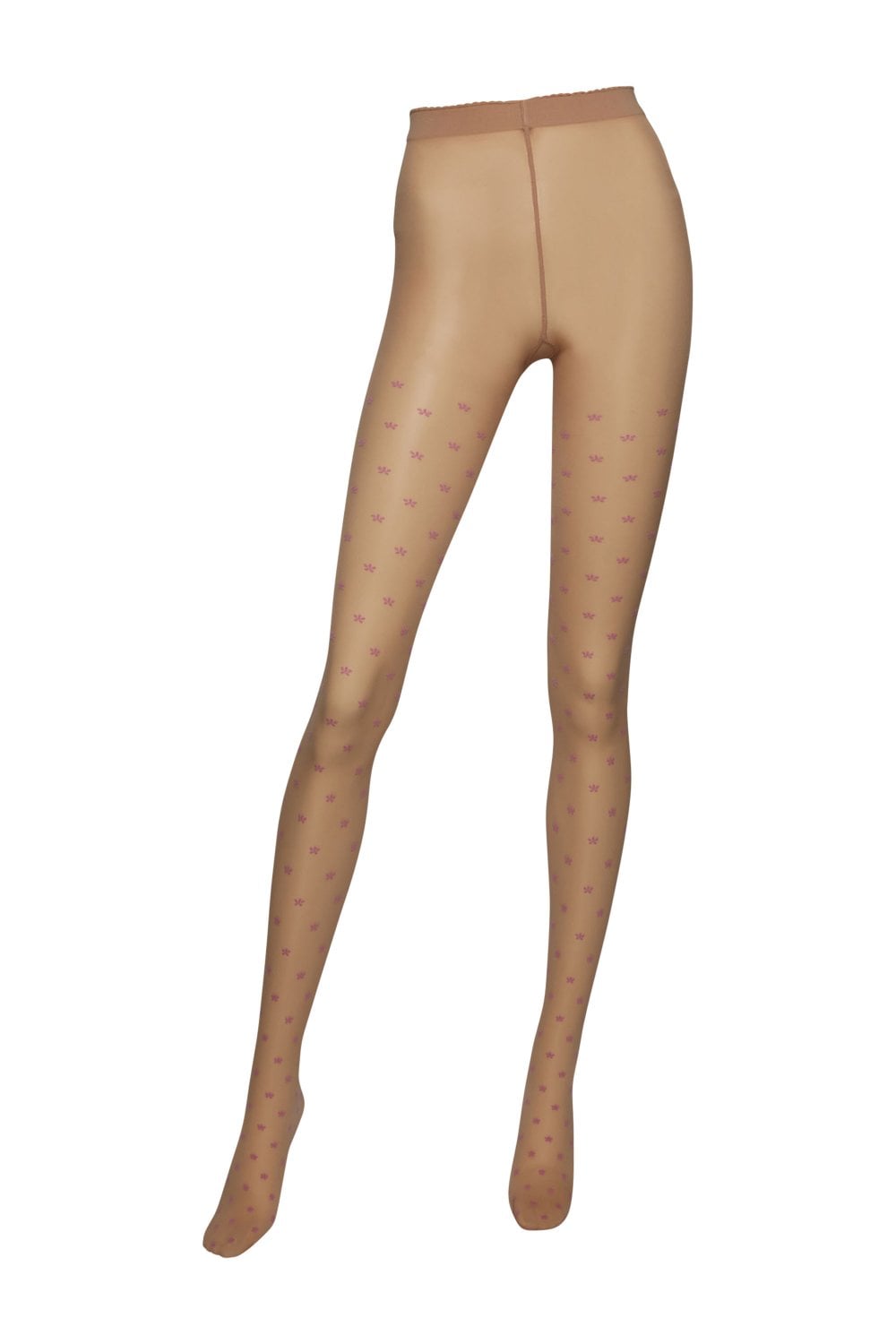 Wolford Mini Daisy Tights Colour: Fairly Light/Pink, Size: L